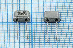 Кварцевый резонатор 10 МГц - 10000 UM4 S 40 РК418МР 1Г Кварцевый резонатор 10 МГц - 10000 UM4 S 40 РК418МР 1Г