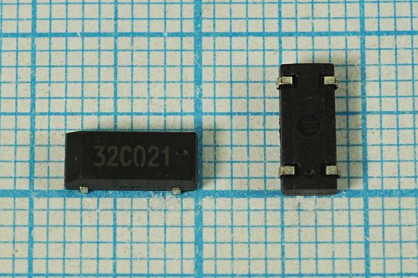 Кварцевый резонатор 0,032768 МГц - 32,768 SMD08038P4 6 20 /-40~85C CM200C 1Г