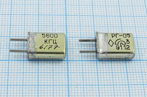 Кварцевый резонатор 5,6 МГц - 5600 HC25U 15 20/-10~60C РГ05МА-14БП 1Г Кварцевый резонатор 5,6 МГц - 5600 HC25U 15 20/-10~60C РГ05МА-14БП 1Г