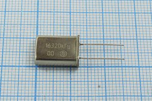 Кварцевый резонатор 16,32 МГц - 16320 HC49U S 15 РК374МД 1Г Кварцевый резонатор 16,32 МГц - 16320 HC49U S 15 РК374МД 1Г