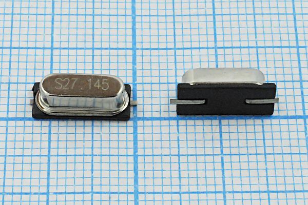 Кварцевый резонатор 27,145 МГц - 27145 SMD49S4 20 30 1Г (S27.145)