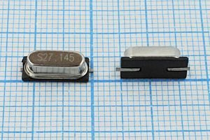 Кварцевый резонатор 27,145 МГц - 27145 SMD49S4 20 30 1Г (S27.145)