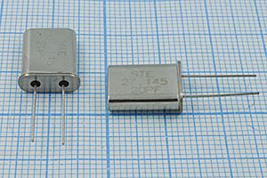 Кварцевый резонатор 27,145 МГц - 27145 HC49U 20 30 49U[STE] 1Г (STE20PF)