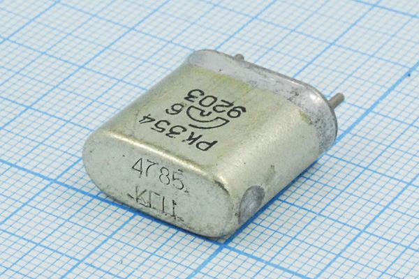 Кварцевый резонатор 4,785 МГц - 4785 HC6U Рк354БА 1Г