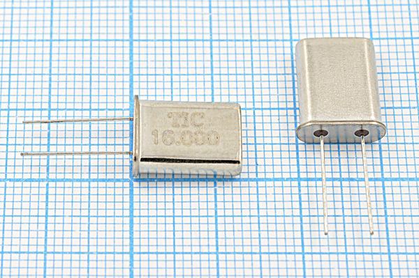 Кварцевый резонатор 16 МГц - 16000 HC49U 12 HC-49U[TIC] 1Г (TIC 16.000)