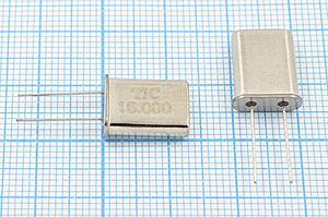 Кварцевый резонатор 16 МГц - 16000 HC49U 12 HC-49U[TIC] 1Г (TIC 16.000)