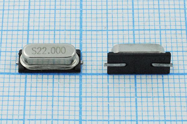 Кварцевый резонатор 22 МГц - 22000 SMD49S4 20 30 1Г (S)