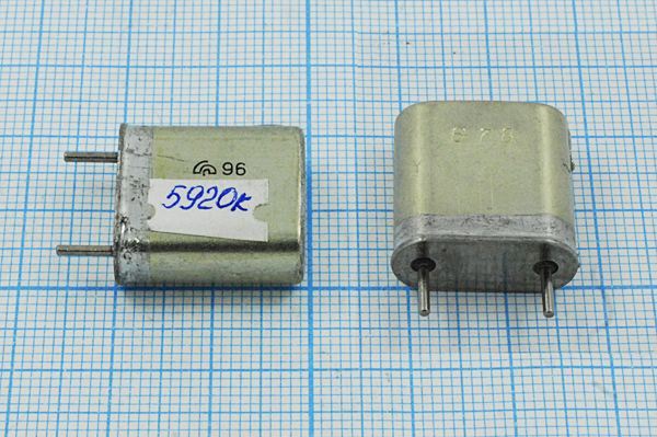 Кварцевый резонатор 5,92 МГц - 5920 HC6U БА 1Г