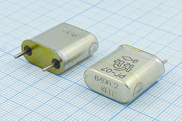 Кварцевый резонатор 6,4962 МГц - 6496,2 HC6U S 15 50/-60~85C РГ07БА-6ДУ 1Г