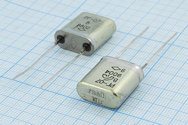 Кварцевый резонатор 7,98 МГц - 7980 HC33U S 15 50/-60~85C РГ07ББ-6ДУ 1Г