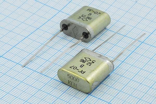 Кварцевый резонатор 5 МГц - 5000 HC33U 15 25/-10~60C РГ07ББ-14БР 1Г