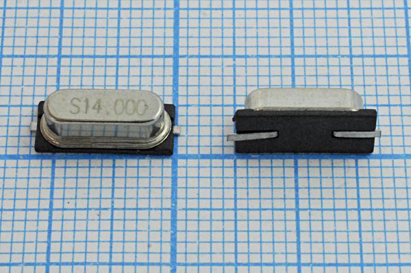 Кварцевый резонатор 14 МГц - 14000 SMD49S4 20 30 1Г (S14.000)