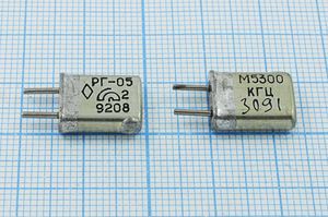 Кварцевый резонатор 5,3 МГц - 5300 HC25U 15 50/-50~80C РГ05МА-14ДСТ 1Г Кварцевый резонатор 5,3 МГц - 5300 HC25U 15 50/-50~80C РГ05МА-14ДСТ 1Г