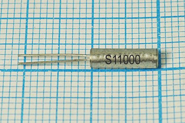 Кварцевый резонатор 11 МГц - 11000 03x10 16 30 AT39 1Г (S11000)