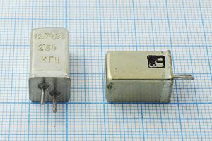 Кварцевый резонатор 0,25 МГц - 250 УБ 1Г 11x11x19