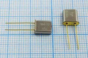 Кварцевый резонатор 16,67 МГц - 16670 UM1 S РК45МИ 1Г