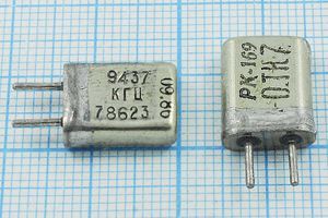 Кварцевый резонатор 9,437 МГц - 9437 HC25U 20 30/-30~60C РК169МА-7БС 1Г