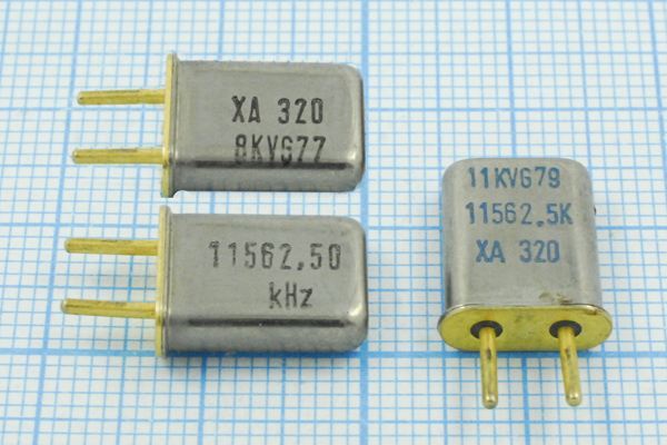 Кварцевый резонатор 11,5625 МГц - 11562,5 HC50U 32 1Г (XA320)