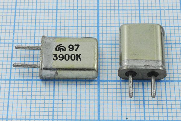 Кварцевый резонатор 3,9 МГц - 3900 HC25U МА 1Г