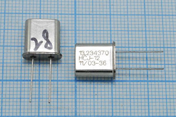 Кварцевый резонатор 13,23437 МГц - 13234,37 HC49U2 12 10 20/-20~70C S11 1Г (HCJ-12
