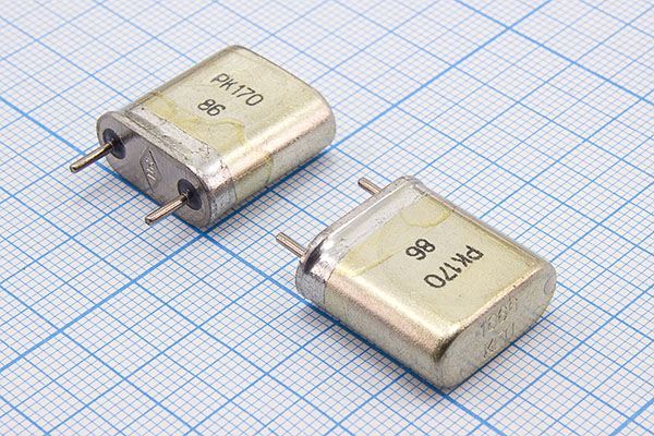 Кварцевый резонатор 1,666 МГц - 1666 HC6U РК170БА 1Г