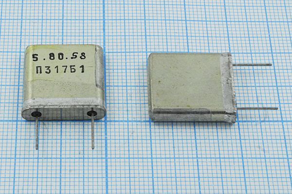 Кварцевый резонатор 2,8004 МГц - 2800,4 ПА 1Г (П317Б1)