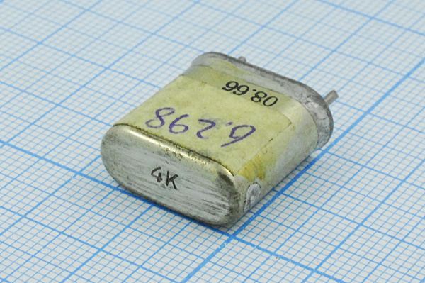 Кварцевый резонатор 6,2985 МГц - 6298,5 HC6U БА 1Г