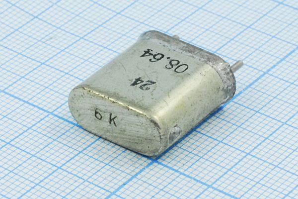 Кварцевый резонатор 6,3073 МГц - 6307,3 HC6U БА 1Г (6К)