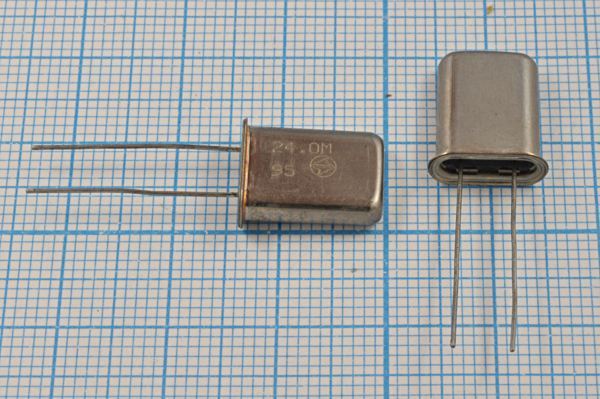 Кварцевый резонатор 24 МГц - 24000 HC43U РК374МД 3Г ХСР (24М)