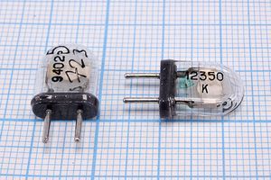 Кварцевый резонатор 12,35 МГц - 12350 КА 10 10/-10~60C РК100-5АМ 1Г