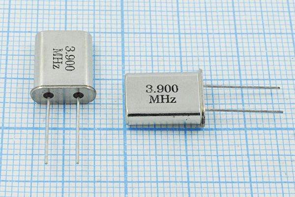 Кварцевый резонатор 3,9 МГц - 3900 HC49U S 30 1Г (3.900)