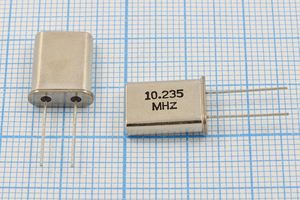 Кварцевый резонатор 10,235 МГц - 10235 HC49U 16 30 1Г (10.235) Кварцевый резонатор 10,235 МГц - 10235 HC49U 16 30 1Г (10.235)