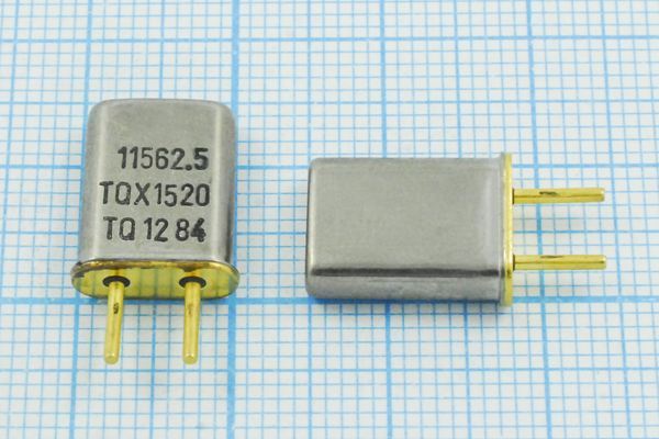 Кварцевый резонатор 11,5625 МГц - 11562,5 HC50U 32 1Г (TQX1520)