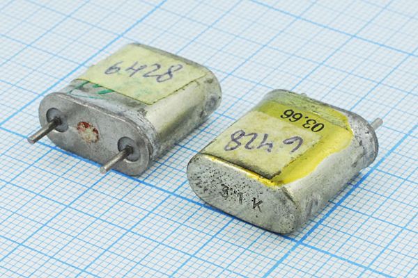 Кварцевый резонатор 6,428 МГц - 6428 HC6U БА 1Г (31К)