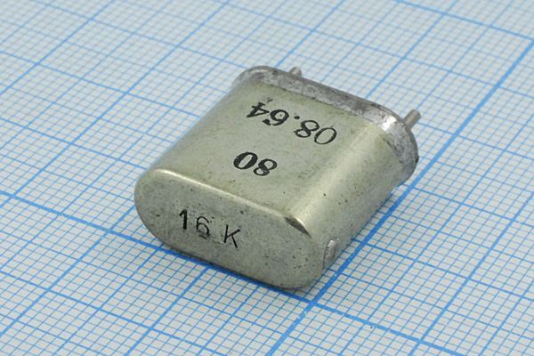 Кварцевый резонатор 6,355 МГц - 6355 HC6U БА 1Г