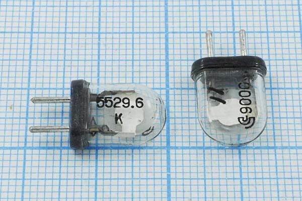 Кварцевый резонатор 5,5296 МГц - 5529,6 КА 1Г