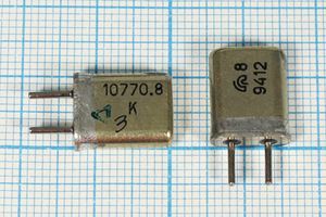 Кварцевый резонатор 10,7708 МГц - 10770,8 HC25U МА 1Г Кварцевый резонатор 10,7708 МГц - 10770,8 HC25U МА 1Г