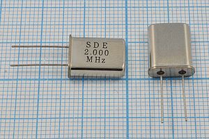 Кварцевый резонатор 2 МГц - 2000 HC49U S 49U[SDE] 1Г (SDE)
