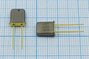 Кварцевый резонатор 43 МГц - 43000 UM1 S 3Г