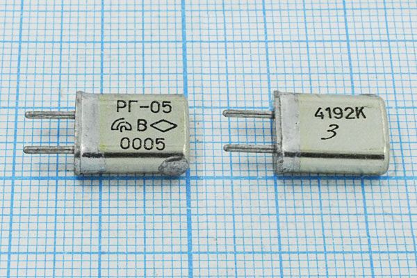 Кварцевый резонатор 4,192 МГц - 4192 HC25U РГ05МА 1Г