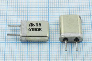 Кварцевый резонатор 4,19 МГц - 4190 HC25U МА 1Г