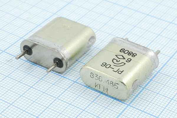 Кварцевый резонатор 0,83648 МГц - 836,48 HC6U 15 20/-10~60C РГ06БА-6АП 1Г