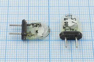 Кварцевый резонатор 5,451 МГц - 5451 КА 5 10/-10~60C К1-4АМ 1Г