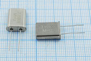 Кварцевый резонатор 7,15909 МГц - 7159,09 HC49U 20 49U[SDE] 1Г (7.15909)