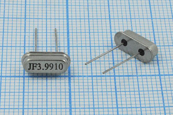 Кварцевый резонатор 3,991 МГц - 3991 HC49S3 20 30 50/-40~85C 1Г (JF3.9910)