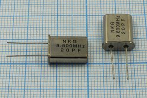 Кварцевый резонатор 9,6 МГц - 9600 HC49U 20 1Г (NKG20PF) Кварцевый резонатор 9,6 МГц - 9600 HC49U 20 1Г (NKG20PF)