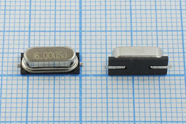 Кварцевый резонатор 16 МГц - 16000 SMD49S4 S 25 30/-10~70C 1Г