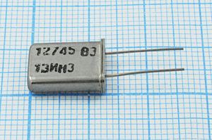 Кварцевый резонатор 12,74583 МГц - 12745,83 HC49U 16 1Г (12745.83 13ИНЗ)
