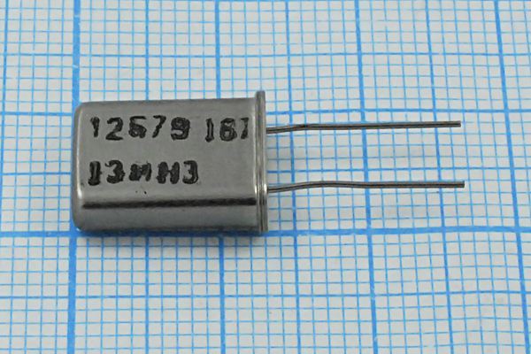 Кварцевый резонатор 12,67916 МГц - 12679,16 HC49U S 1Г (13ИНС)