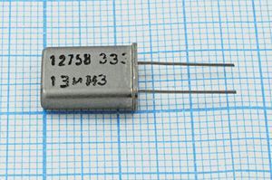 Кварцевый резонатор 12,758333 МГц - 12758,333 HC49U 16 1Г (12758.333 13ИНЗ)
